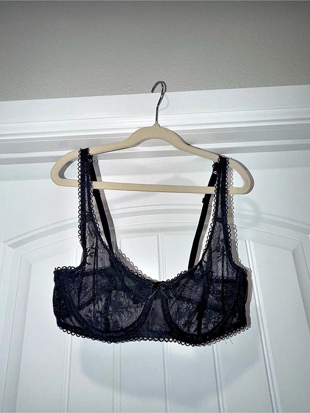 Wild Fable Women's Black Lace Bra
